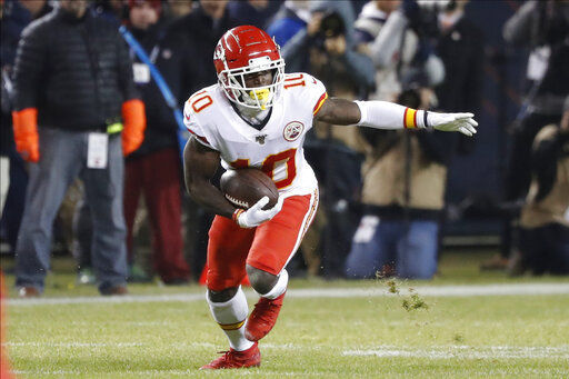 Kansas City Chiefs wide receiver Tyreek Hill